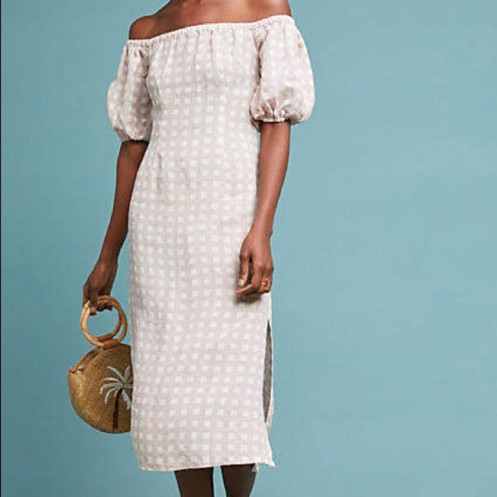 Looking for: Winston White gingham OTS dress